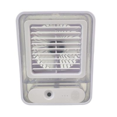 Ventilador Umidificador De Mesa Touch 3 Velocidades Led Usb Portatil Silencioso