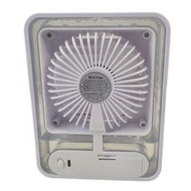 Ventilador Umidificador 3 Velocidades Touch Usb Led Silencioso Portatil