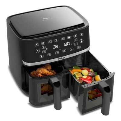 Air Fryer Philco 10L Cesto Duplo 2000W PAF10A 110V