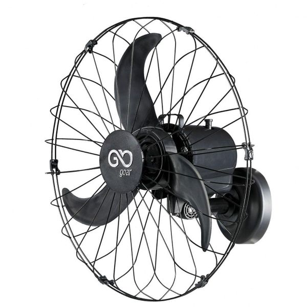 Ventilador V60 De Parede Preto 180 Watts E 220 Volts Com 60 Cm - Goar