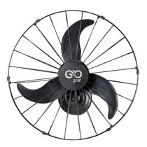 Ventilador V60 De Parede Preto 180 Watts E 220 Volts Com 60 Cm - Goar