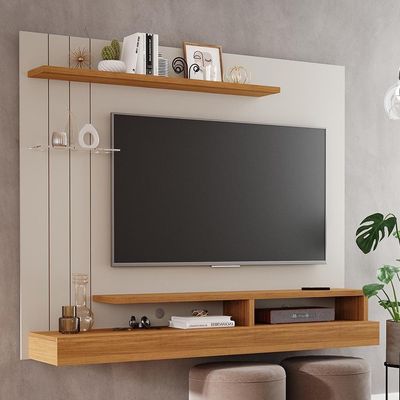 Painel Suspenso Valência Plus Off White-nature Para Até 50? - Permóbili Off White-nature