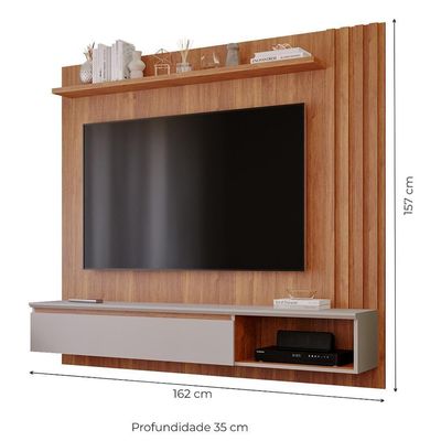 Painel Suspenso Panamá Plus Cinamomo-off White Para Até 55? - Permóbili Cinamomo-off White