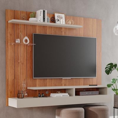 Painel Suspenso Valência Plus Cinamomo-off White Para Até 50? - Permóbili Cinamomo-off White