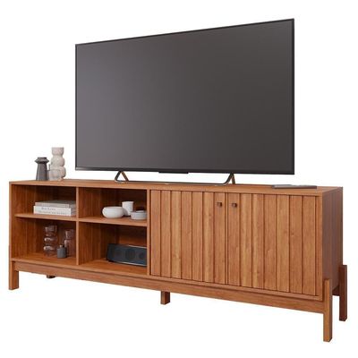 Rack Bancada Holanda 185cm Cinamomo Para Até 60? - Permóbili Cinamomo