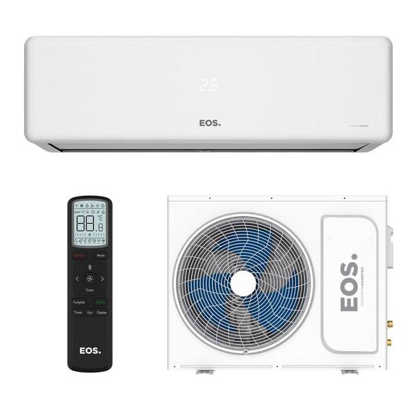 Ar-Condicionado Split Inverter 30.000 BTUs EOS Master Inverter High Wall Quente e Frio 220V