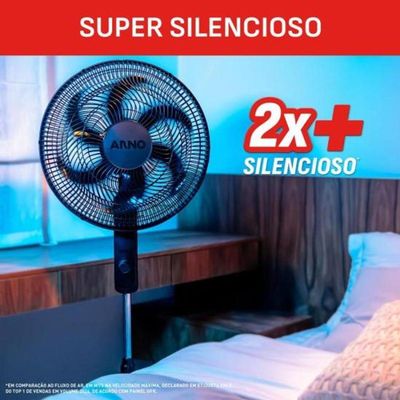 Ventilador De Coluna Arno Essential 40cm 6 Pás 140w 220V