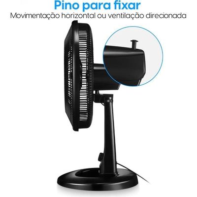 Ventilador De Mesa Breeze Air 40cm 140w Preto Elgin 110V