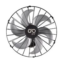Ventilador 50cm De Parede Preto 110 Volts - V50pprr1 - Goar