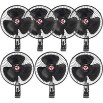 Kit 7 Mini Ventilador Veicular Carro Caminhão ônibus De 20cm