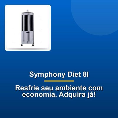Climatizador Evaporativo Symphony Diet 8I 8L 60hz 110V
