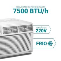 Ar Condicionado Janela 7500BTUs Philco Frio PAJ7FA 220V