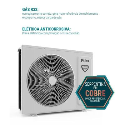 Ar Condicionado 12.000 BTUs Inverter Frio PAC12FB Philco Branco 220V