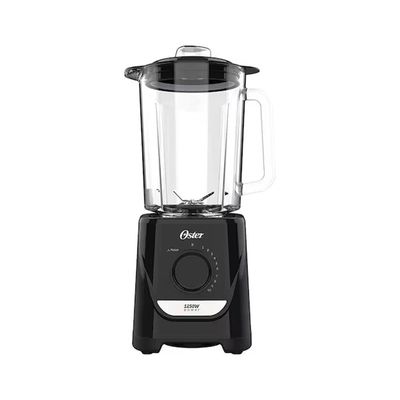 Liquidificador Oster OLIQ520 Preto com Copo de Vidro, 1250W e 10 Velocidades Preto / 110