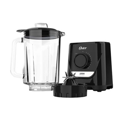 Liquidificador Oster OLIQ520 Preto com Copo de Vidro, 1250W e 10 Velocidades Preto / 110
