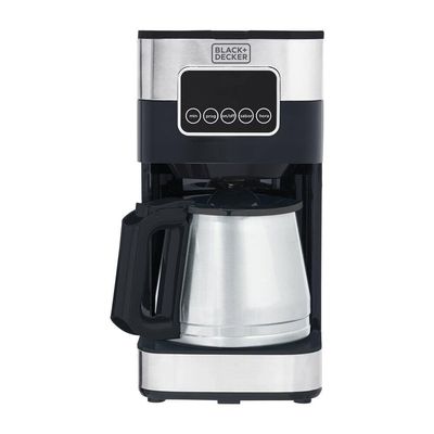 Cafeteira Elétrica Black+Decker CM350G Gourmand Gris 1,5L Programável Inox Preto,Inox / 110