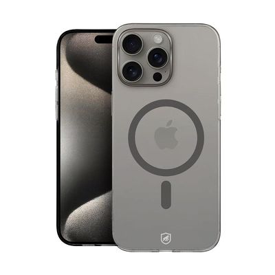 Capa para iPhone 15 Pro Max - Crystal Slim Magsafe Titanium