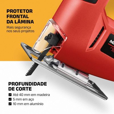 Serra Tico-tico 3000 Gpm Mondial Vermelho 450w - Fst-04 220v
