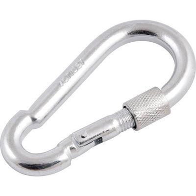 Mosquetão C/ Trava Roscada 11x120mm Leve Galvanizado Vonder
