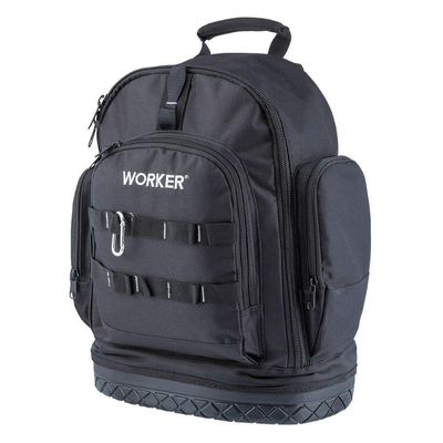 Mochila Para Ferramentas 14'' Poliéster Preta Worker