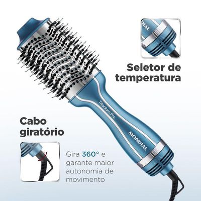 Escova Secadora Mondial Azul Es-28 Bivolt