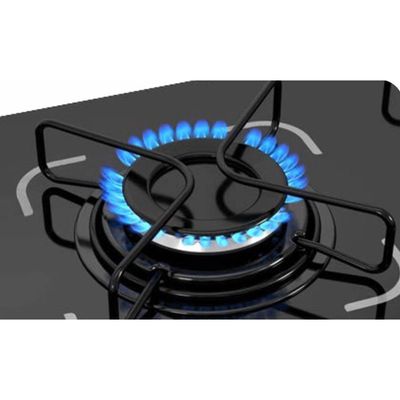 Cooktop 5 Bocas Essencial Itatiai Mesa De Vidro à Gás Bivolt Preto