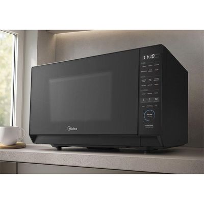 Microondas 35 Litros Mastercook Com Display Digital Midea Preto 220V