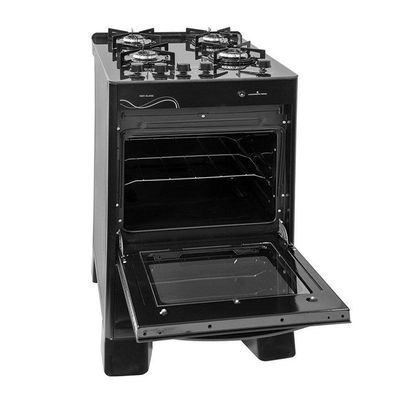 Fogão Suggar Neo Glass 4 Queimadores Preto Bivolt FGVNG410PT