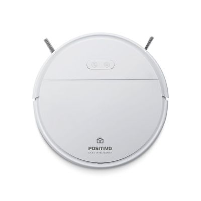 Smart Robô Aspirador Wi-Fi PRA10 Positivo Casa Inteligente - Varre, Aspira e Passa Pano