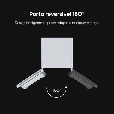Frigobar 93 Litros Elgin Porta Reversível Compartimento Extra Frio BAFN093D1NA Branco 110V