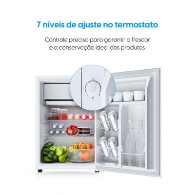 Frigobar 93 Litros Elgin Porta Reversível Compartimento Extra Frio BAFN093D1NA Branco 110V