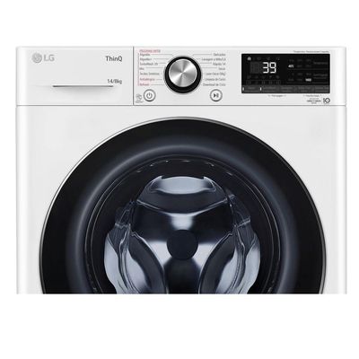 Lava e Seca Smart LG VC2 14kg Branca com Inteligência Artificial AIDD Wi-fi Assistente ThinQ 220V