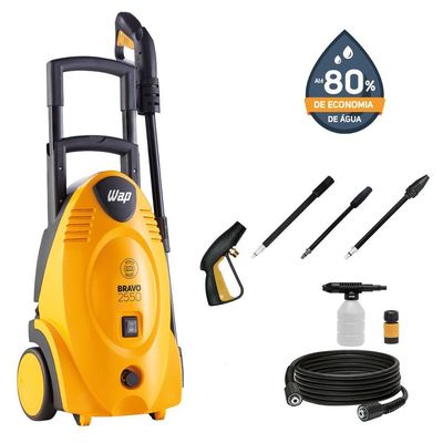 Lavadora De Alta Pressão Wap Bravo 2550 Alça Retrátil 220V