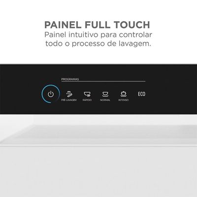 Lava Louças 8 Serviços Branca Touch Plus Midea MDWTF08W1 - 110V