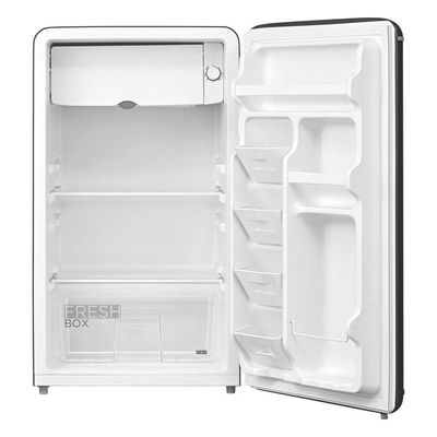 Frigobar Midea Retrô 93L Inverter Preto Bivolt