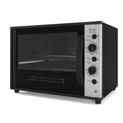 Forno Terim Elétrico Bancada Smart60 Black Com Espeto 60l Preto 220V