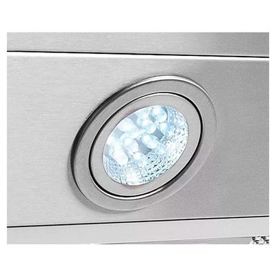 Coifa de Parede 90cm Vidro Reto Terim Inox 110V