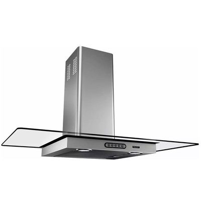 Coifa de Parede 90cm Vidro Reto Terim Inox 110V