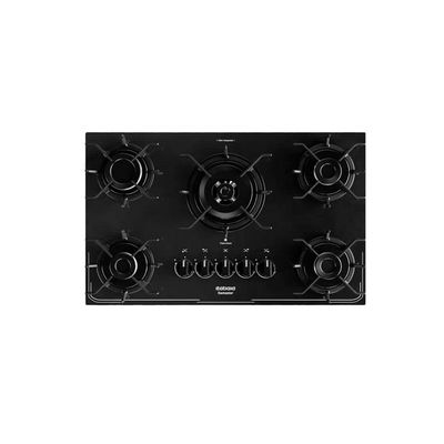 Cooktop A Gás Itatiaia Itamaster 5 Bocas Tripla Chama Preto Bivolt