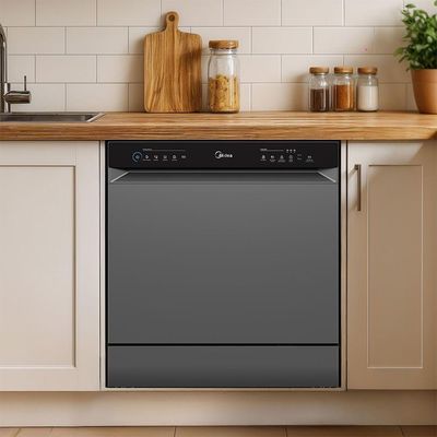 Lava Louças 8 Serviços Cinza Touch Plus Midea MDWTF08S1 - 110V