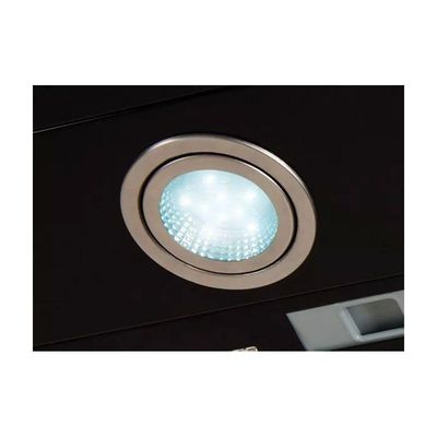 Coifa Vidro Curvo Parede Black-inox Terim 220V