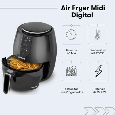 Air Fryer 3,7 Litros Midi Itatiaia 220V
