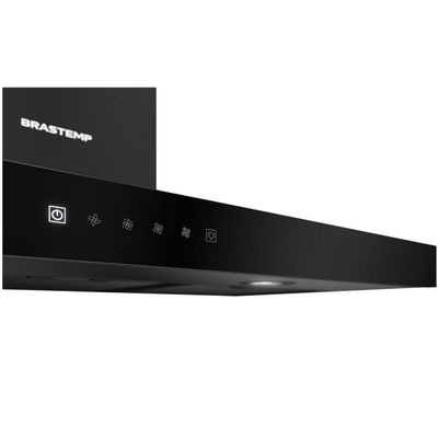 Coifa Brastemp Eclipse Tbox 90cm Parede Preta BAE90APANA 110V