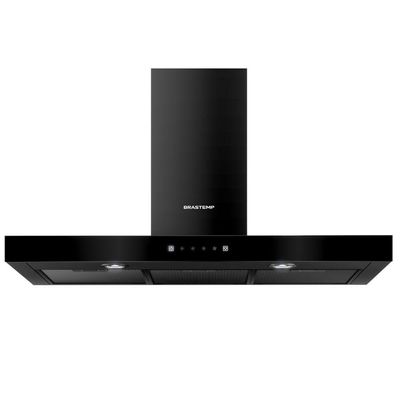 Coifa Brastemp Eclipse Tbox 90cm Parede Preta BAE90APANA 110V