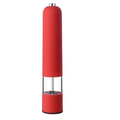 Moedor Eletrico De Sal Grosso Pimenta Temperos Com Iluminacao Vermelho
