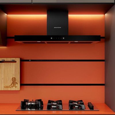 Coifa Brastemp Eclipse Tbox 90cm Parede Preta BAE90APANA 110V