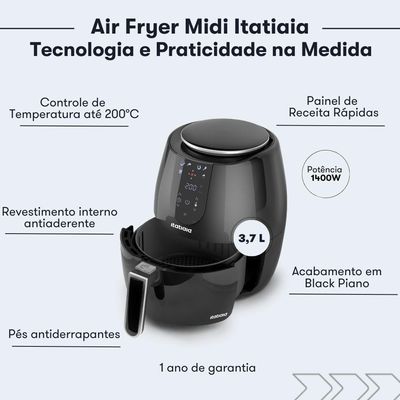 Air Fryer 3,7 Litros Midi Itatiaia 220V