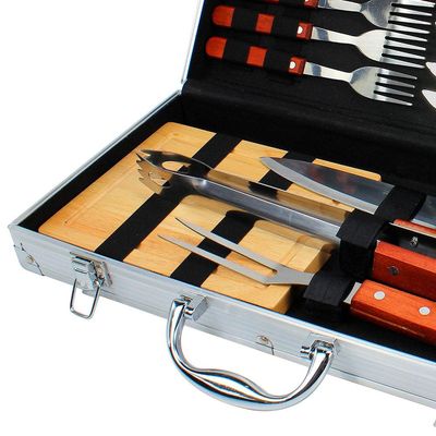 Conjunto para Churrasco Fracalanza Gourmet com Maleta - 17 Peças