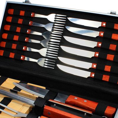 Conjunto para Churrasco Fracalanza Gourmet com Maleta - 17 Peças