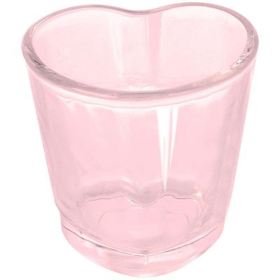 Conjunto de Copos para Shot Dynasty Love em Vidro Rosa 45ml - 6 Peças
